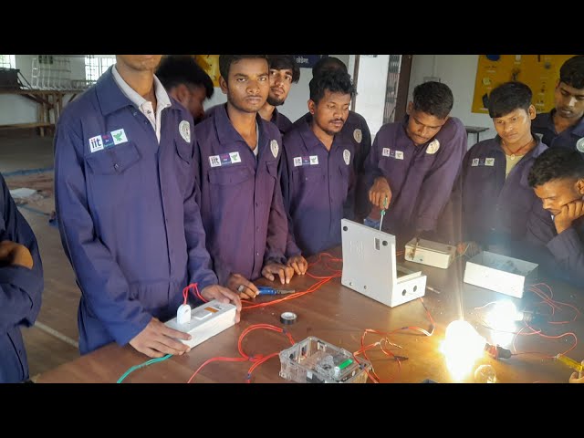 House wiring and changeover switch connection practical@Kalyan gurukul garhwa.#Prejha Foundation.