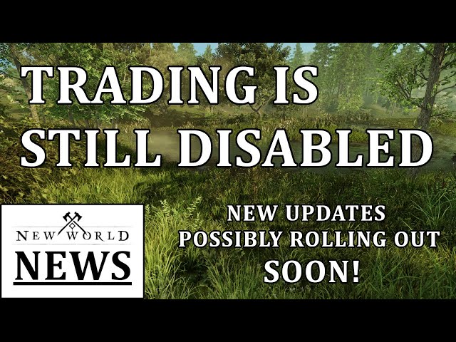 Trading Still Disabled 11/2/2021 - Patch Notes #2 New World