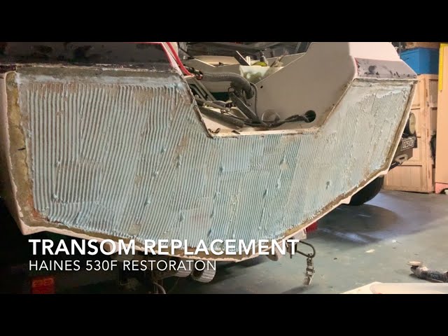 [EP11] Fibreglass Boat Transom Replacement From The Outside
