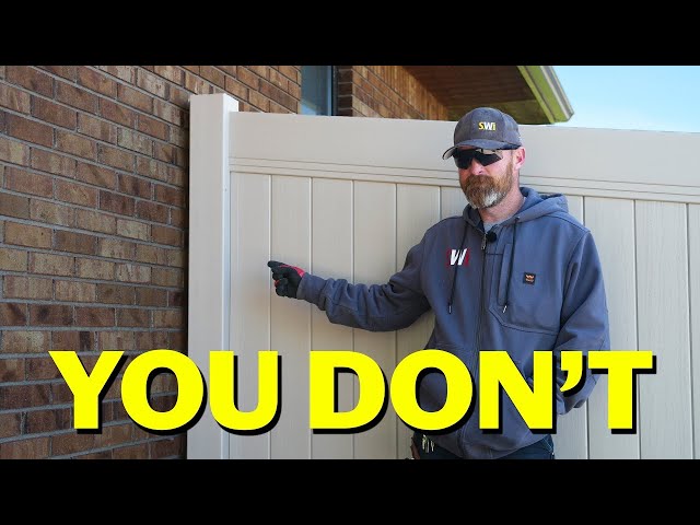 How To Attach Your Fence To Your House The Right Way