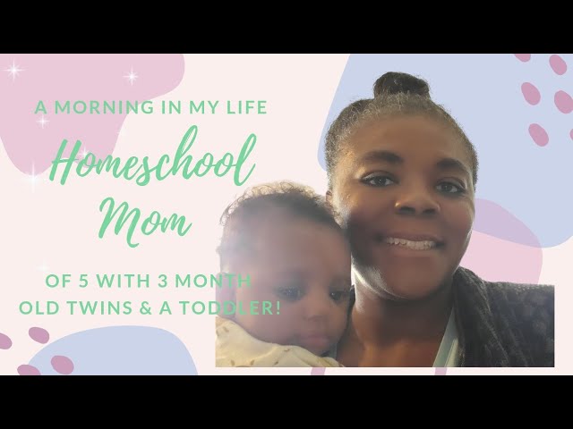 🤭chatty mom of 5 homeschool morning routine|✅realistic & productive|🧽kids chores|🥨lunch idea