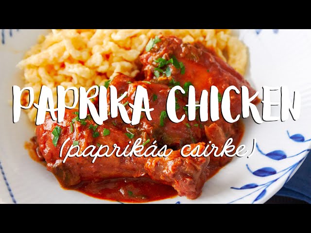 Chicken Paprikash (Paprika Chicken)