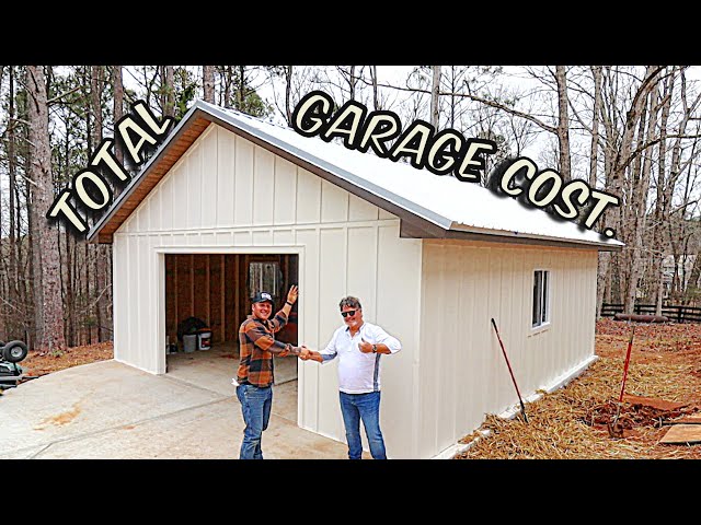 I BUILT MY DAD A GARAGE | Building your own detached garage.