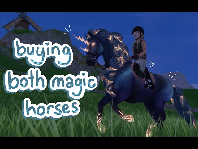 Buying BOTH New Magic Horse!! | Star Stable Online!!