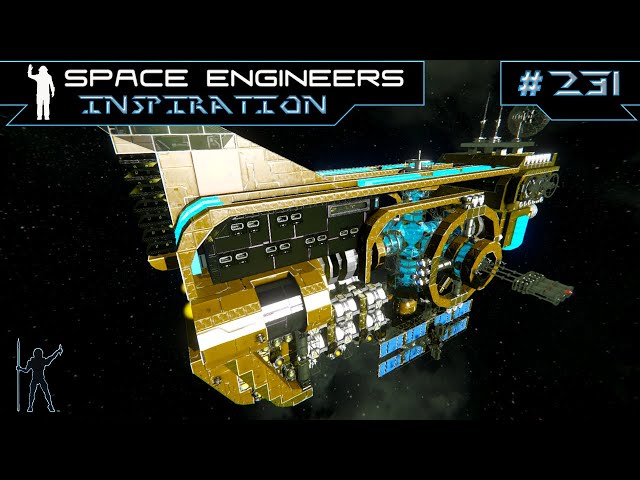 Space Engineers Inspiration - E231: Type 34 Merchantman, HS359 Kipouros Vessel, & Herald of En-zu