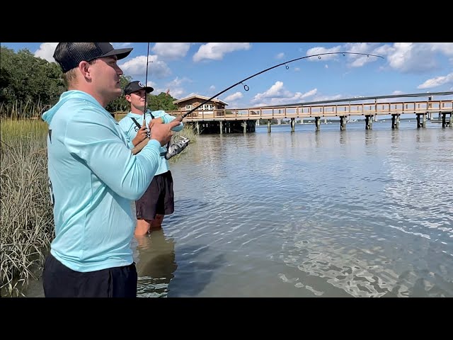 Bank Fishing for Flounder in Charleston South Carolina | The Salty Twins