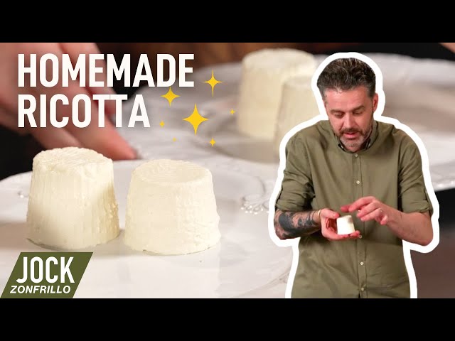 Simple Homemade Ricotta Cheese | Jock Zonfrillo