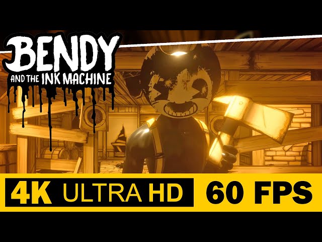 Bendy and the Ink Machine, Chapter 2 - The Old Song, Gameplay, Walkthrough, No Commentary, 4K 60FPS