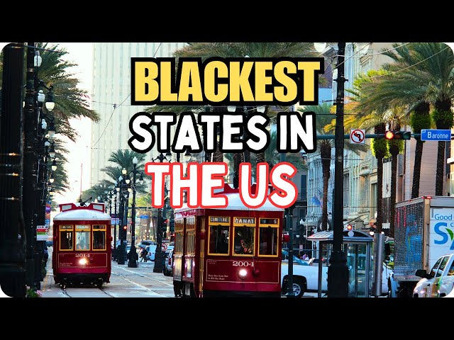 Top 10 Blackest States in the US 2024