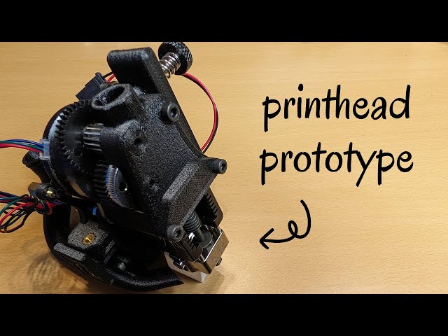 [Tool changer] Sketch to prototype: build the first printhead