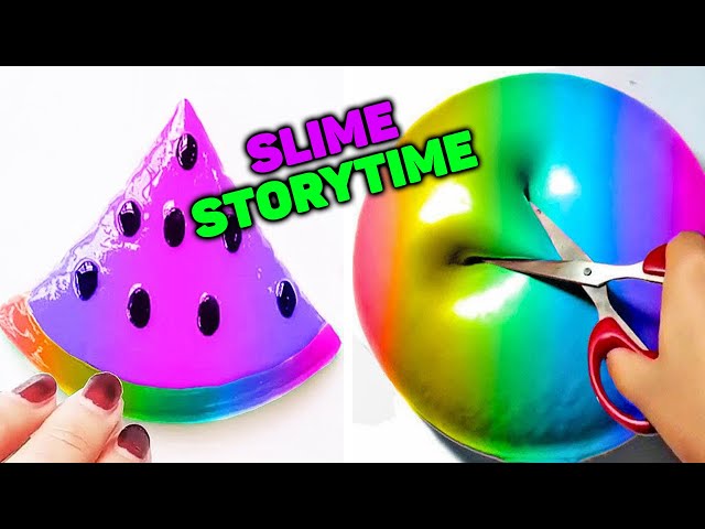 🌈🌈🌈Slime storytime! TEXT to SPEECH. Scary story.