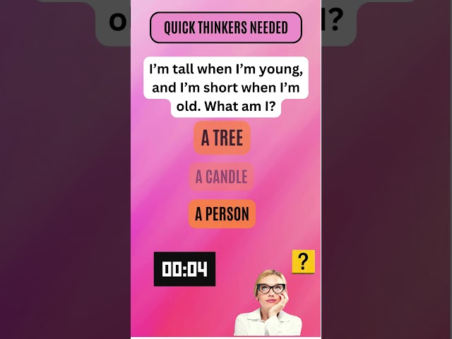 Quick Thinkers Needed | Riddles with Answers | #shorts #viral #riddles #entertainment #comedy #funny