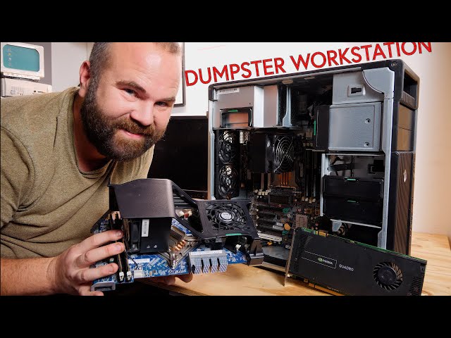 HP Z620 Workstation Overview, Fastest System I ever saved from a Dumpster!