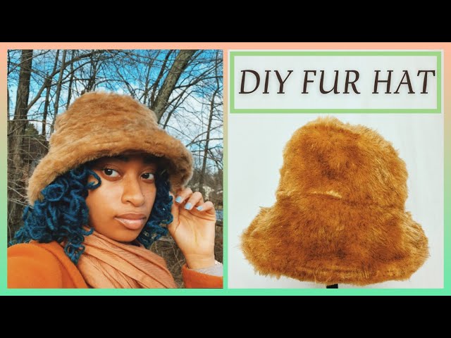 DIY Cozy Fur Bucket Hat // How to Make a Fur Hat