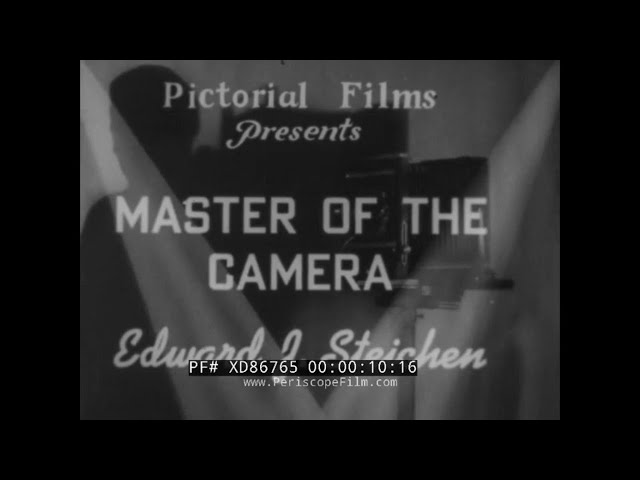 “ MASTER OF THE CAMERA ”   1930s PHOTOGRAPHER EDWARD STEICHEN BIOGRAPHICAL FILM XD86765
