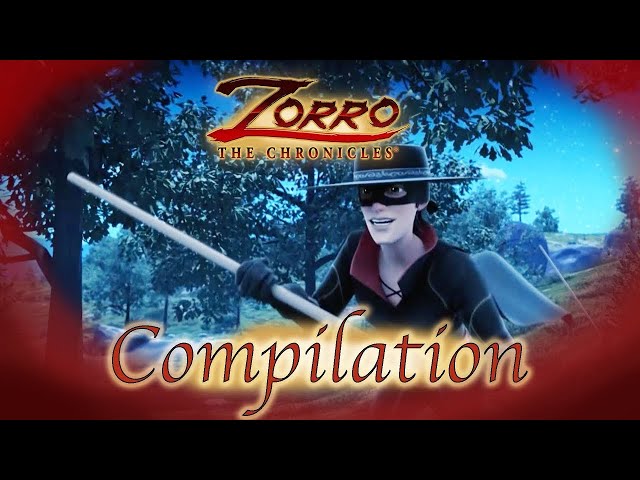 Zorro the Chronicles | Episode 19 - 21 | 1 Hour COMPILATION | Superhero cartoons