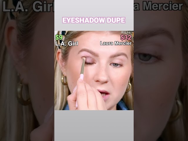 Eyeshadow Dupe - Laura Mercier Caviar Stick vs LA Girl