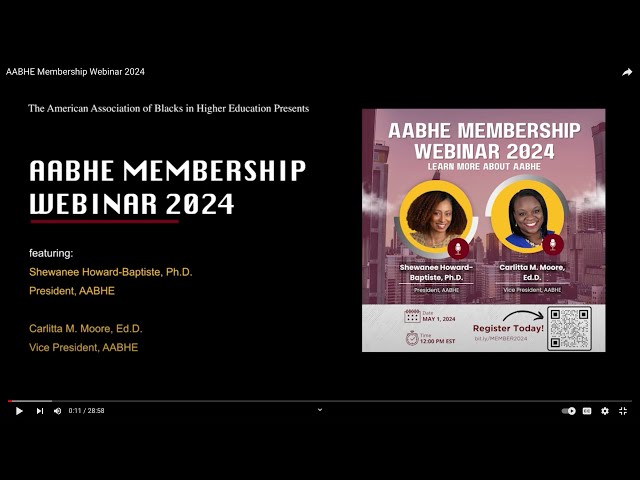 AABHE Membership Webinar 2024
