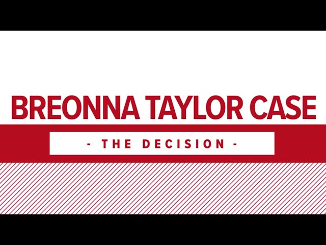 Breonna Taylor Decision | WATCH LIVE