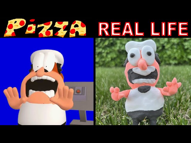 Pizza Tower Screaming Meme Vs Real Life Pepino!