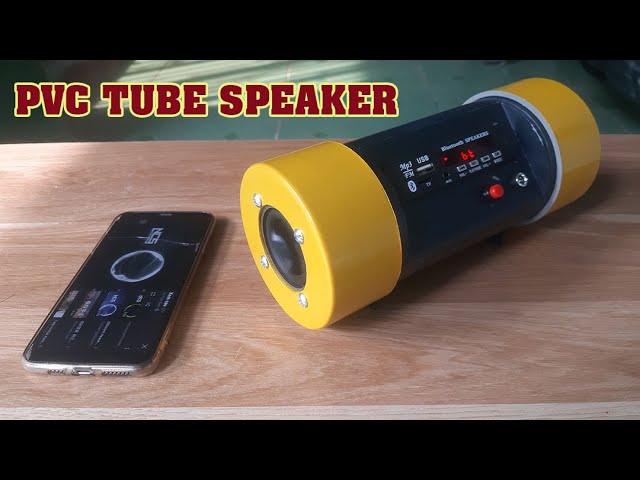 DIY Bluetooth Tube Speaker with PVC Pipe