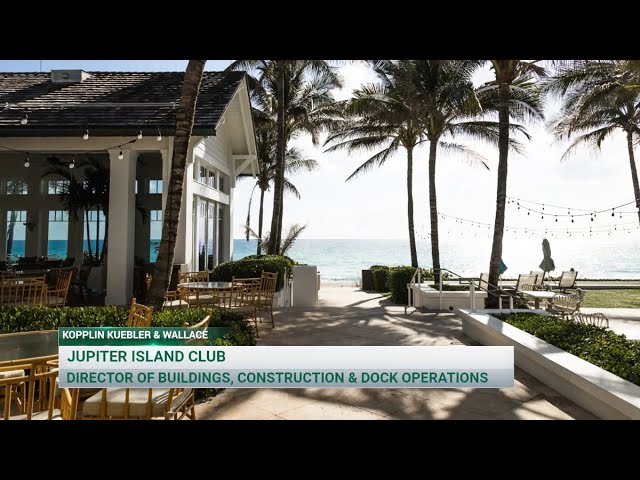 Director Of Buildings, Construction & Dock Operations Career Opportunity at Jupiter Island Club