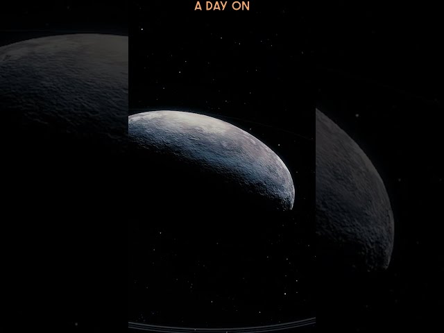 Haumea, a very weird dwarf planet! #universe #space  #haumea