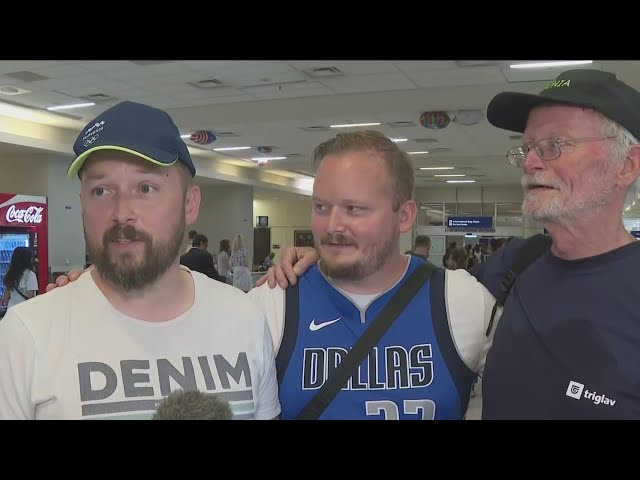 Slovenian Mavs fans catch Game 3 in Dallas for hometown hero Luka Doncic