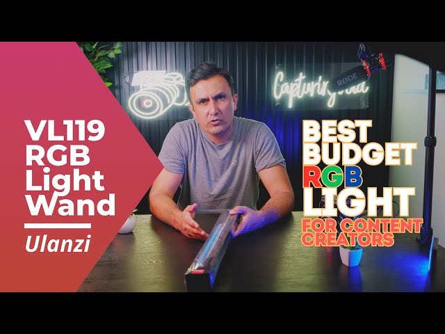 Ulanzi VL119 RGB wand light. Best Budget RGB Video light for Content Creators.