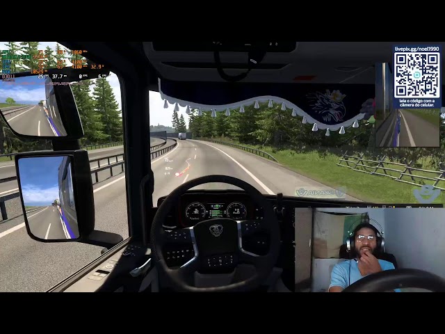 Gameplay Ets2 TruckersMP Simulaton 1 Mode Rise RX 580 8G  ((MIX_SURDOS))#17