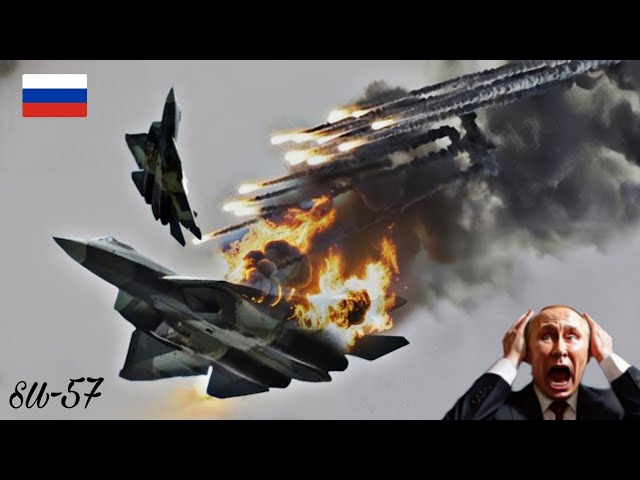 Vor 13 Minuten! Ein russischer SU-57-Kampfjet eskortiert den russischen Präsidenten und seine Minis