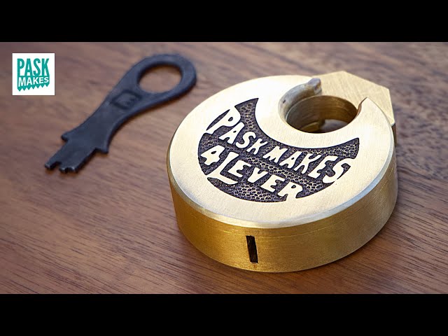 Brass Padlock made from Scratch - Now Complete