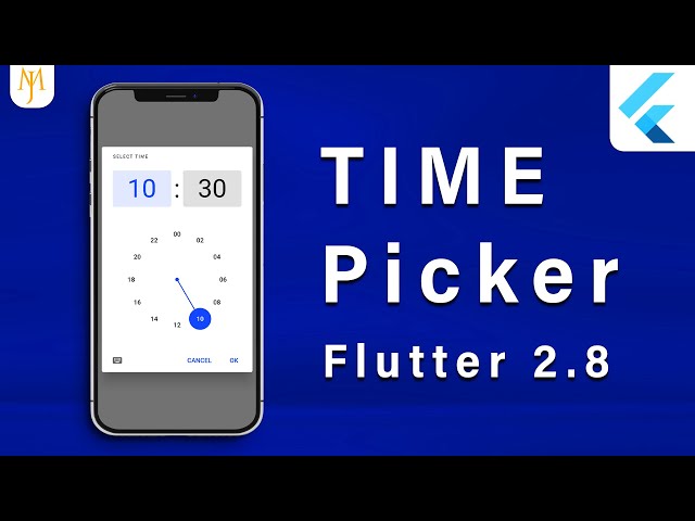 Flutter Tutorial - Time Picker [2022]