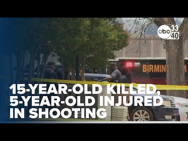 15-year-old killed, 5-year-old injured in shooting in Birmingham; suspect in custody