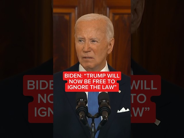 Biden: 'Trump will now be free to ignore the law'