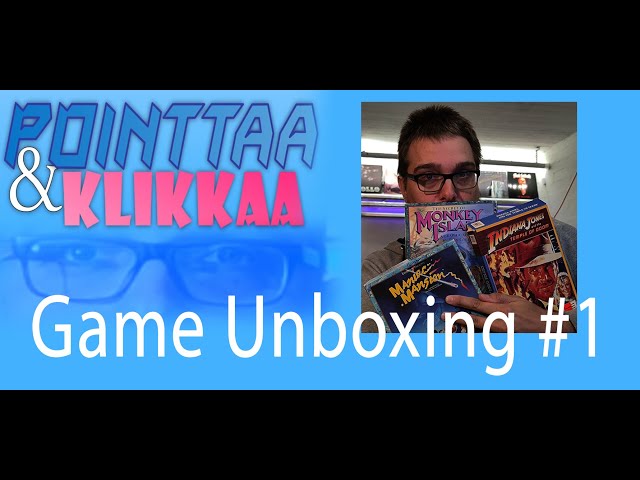 Pointtaa ja Klikkaa: Game unboxing #1