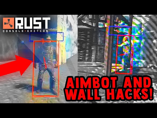 AIMBOT AND WALL HACKS IN RUST CONSOLE… what?
