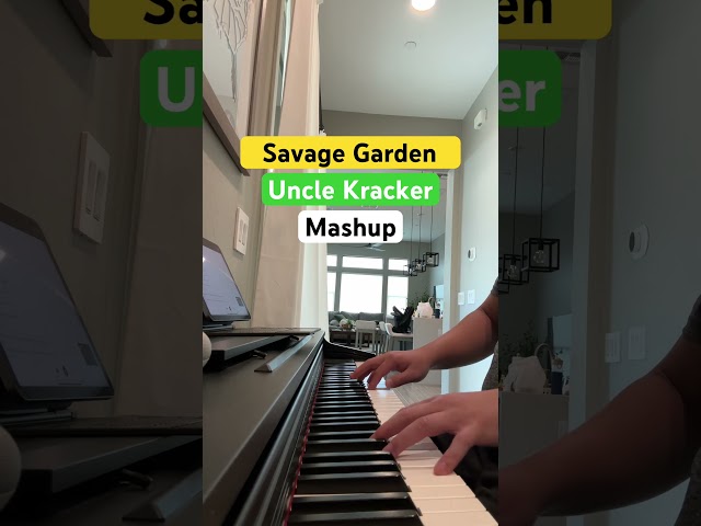 Mashing up Savage Garden and Uncle Kracker. Two songs that shouldn’t go together #piano #mashup