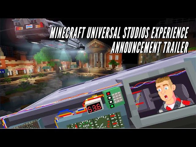 Minecraft Universal Studios Experience Announcement Trailer