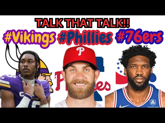 WHAT IS ON YOUR MIND??? LET'S TALK ABOUT IT!!!! #Vikings #76ers #Phillies