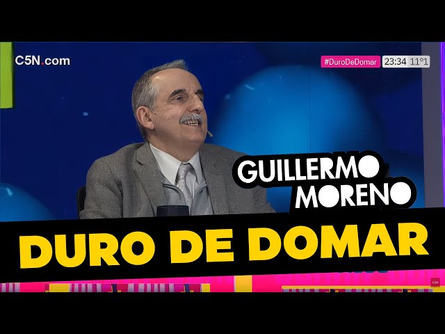 Guillermo Moreno en "Duro de Domar"  30/6/24