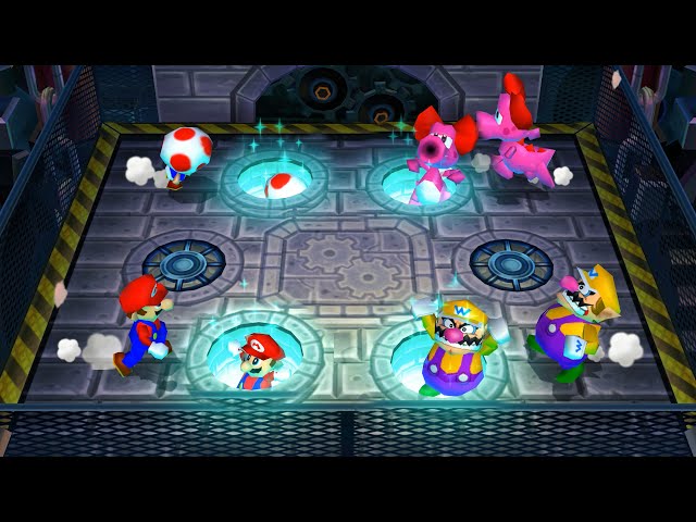 Mario Party 9 - Minigames - Toad Vs Birdo Vs Mario Vs Wario
