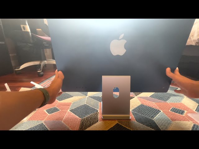 Med Student Unboxes 2021 iMac! (+ Setup)