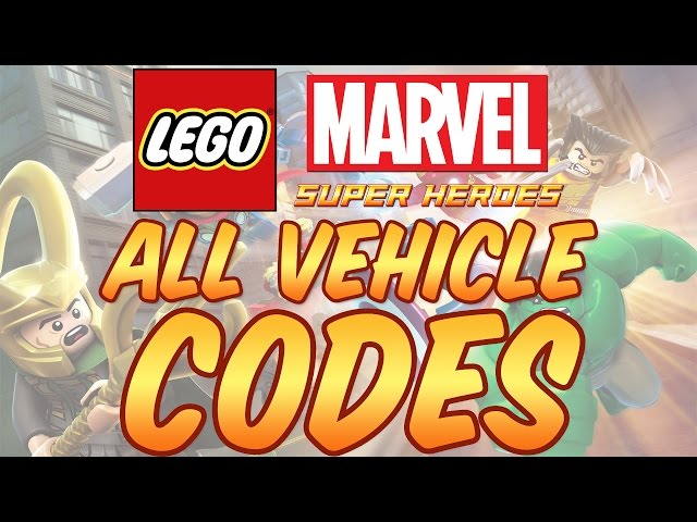 Lego Marvel Super Heroes - All Vehicle Codes