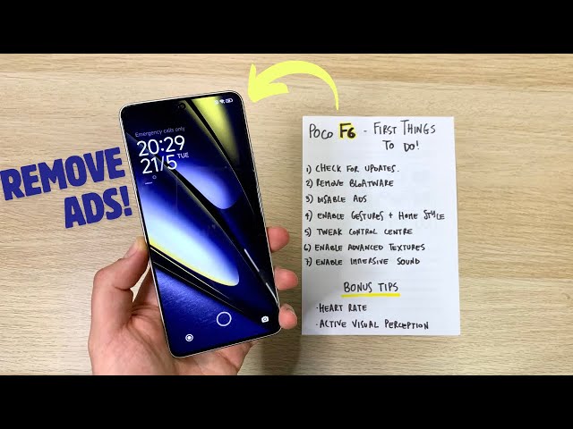 Poco F6 - First Things To Do! (Remove ADS, Bloatware..)