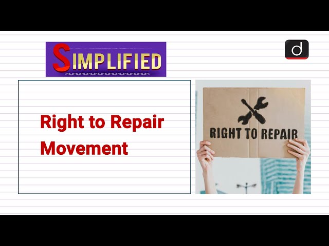 Right to Repair Movement: Simplified