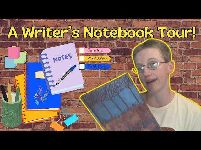 A Writer's Notebook Tour (Discovery Writer) #authortube #writingtips #indieauthor