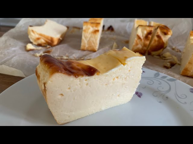 Sugar Free San Sebastian Cheesecake Recipe | Sugar Free Burnt Basque Cheesecake
