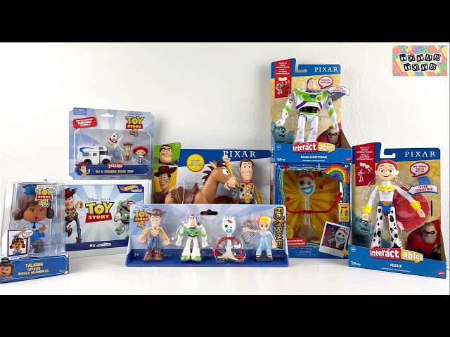 Pixar Toy Story 4 Unboxing Toy Review ASMR | Talking Action Figures