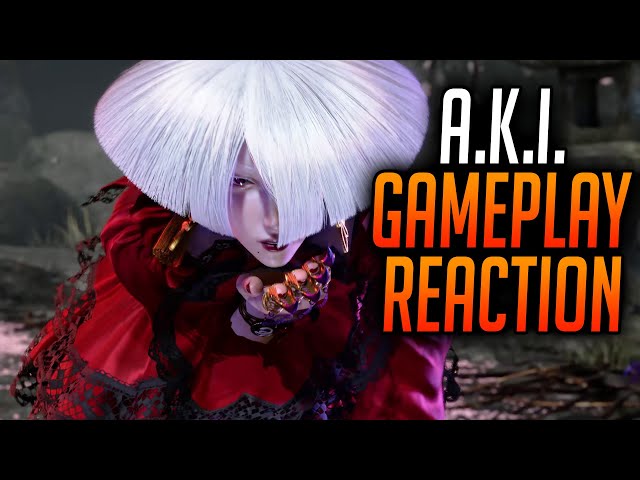 Street Fighter 6 A.K.I. Gameplay Reaction! Wow, She's So Cool